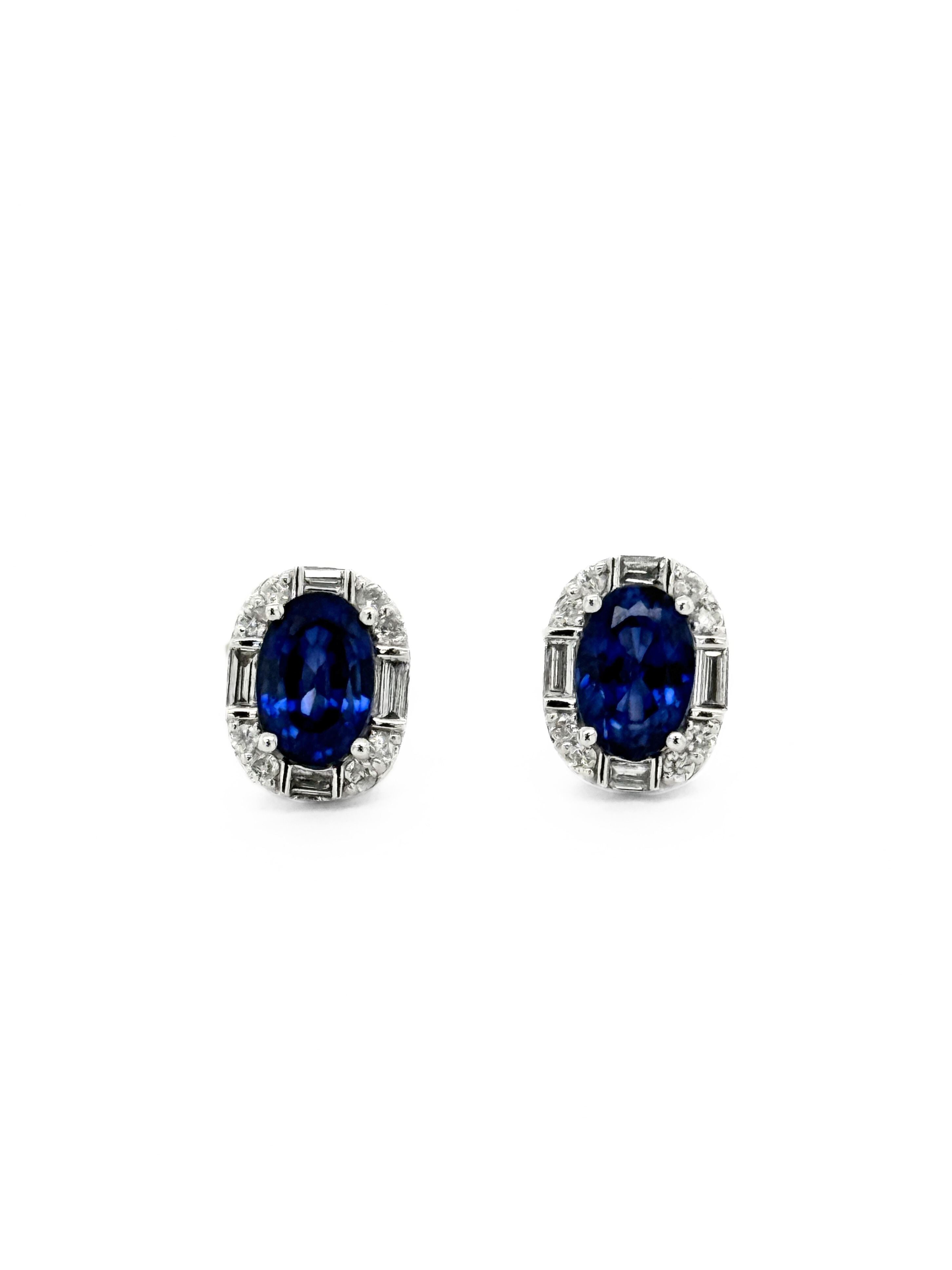 SAPPHIRE LADY'S EARRINGS-ER10110